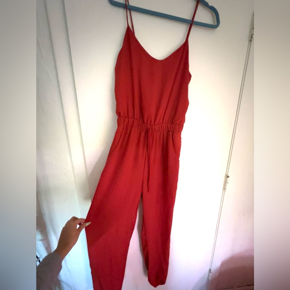 Burnt orange, small, full length jumper